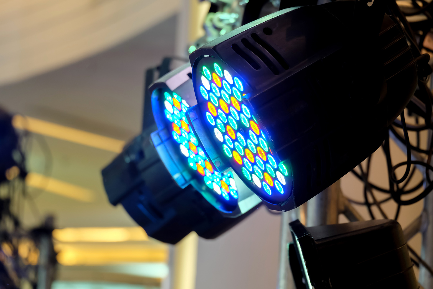 LED lighting equipment, LED PAR stage professional lighting device colored